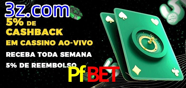 Promoções do cassino ao Vivo Pfbet